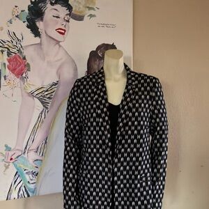 Stylish Black and White Women's Jacket